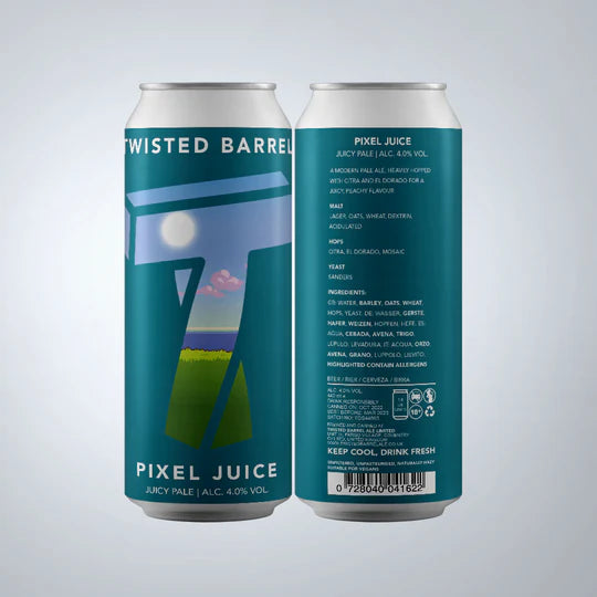 Twisted Barrel - Pixel Juice - Juicy Pale - 4% - 440ml Can