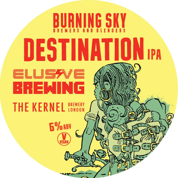 Burning Sky x Elusive x The Kernel - Destination - IPA - 6% - 440ml Can