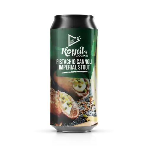 Funky Fluid - Royal Cookie: Pistachio Cannoli - Imperial Pastry Stout - 11% - 500ml Can