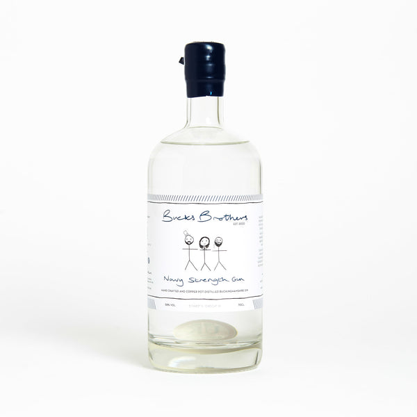 Bucks Brothers Gin -Navy Strength Gin - 58% - 70cl Bottle