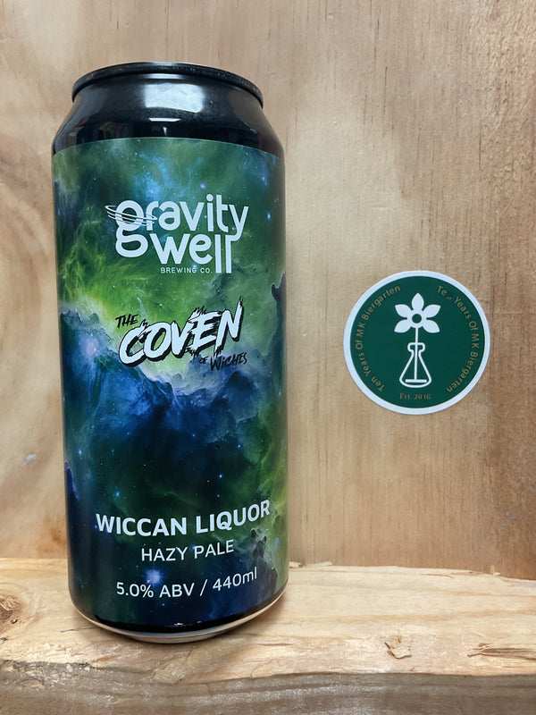 Gravity Well x The Coven of Wiches - Wiccan Liquor - Hazy Pale - 5%- 440ml Can