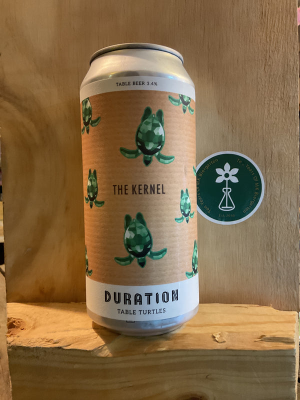 Duration x The Kernel - Table Turtles - Table Beer -  3.4% - 440ml Can