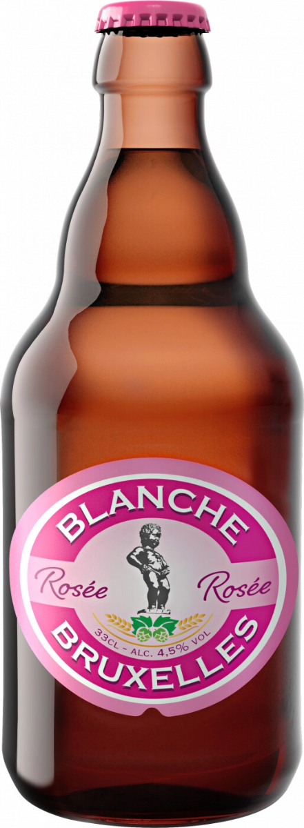 Blanche De Bruxelles - Rosée - Belgian Fruit Beer - 4.5% - 330ml Bottle