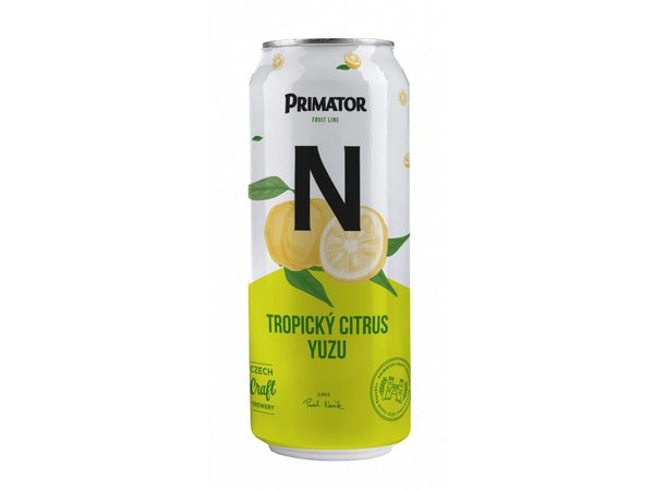 Primator - Tropicky Citrus Yuzu - Alcohol Free Yuzu Beer - 500ml Can