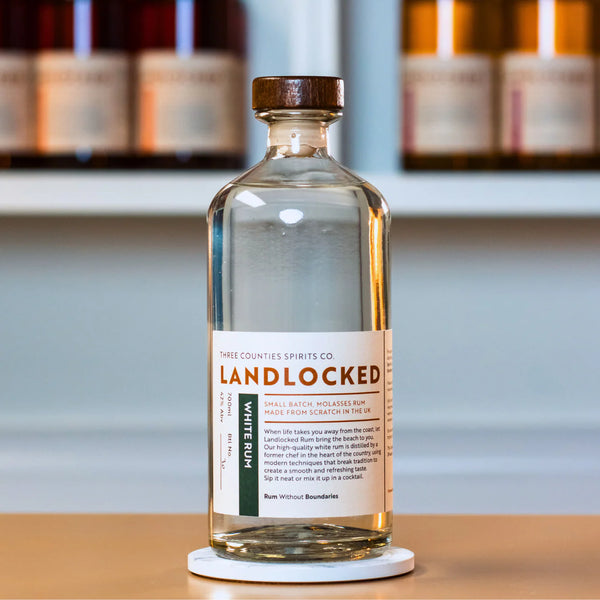 Three Counties - Landlocked: White Rum - 42% - 700ml Bottle