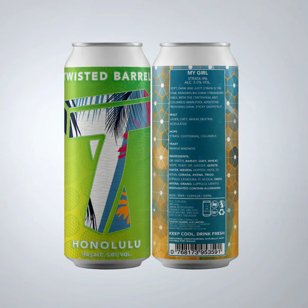 Twisted Barrel - Honolulu - IPA - 5% - 440ml Can