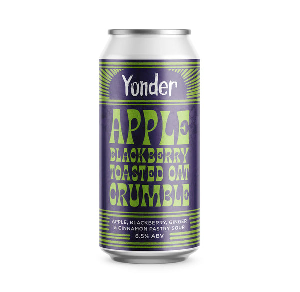 Yonder - Apple Blackberry Toasted Oat Crumble - Apple, Blackberry, Ginger & Cinnamon Pastry Sour - 6.5% - 440ml Can