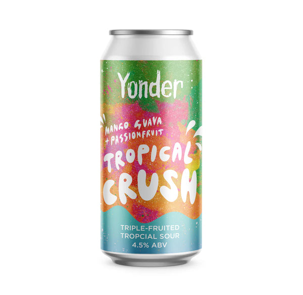 Yonder - Tropical Crush - Tropical-Fruited Tropical Sour: Mango Guava + Passionfruit - 4.5% - 440ml Can