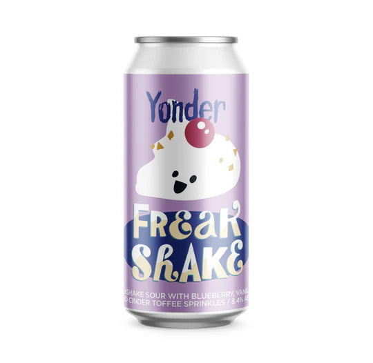 Yonder - Freak Shake - Milkshake Sour with Blueberry Vanilla & Cinder Toffee Sprinkles - 8.4%