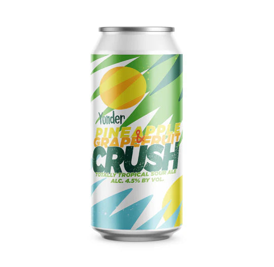 Yonder - Pineapple & Grapefruit Crush - Totally Tropical Sour Ale - 4.5%