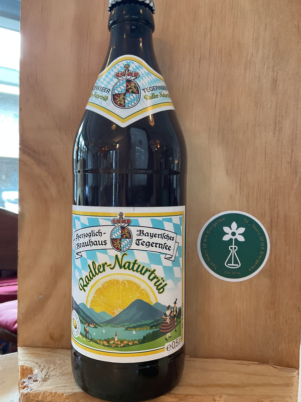 Tegernseer - Radler-Naturtrüb - Radler - 500ml bottle. (Copy)