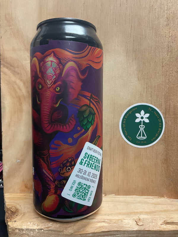 Sibeeria - Teenage Ensemble - Curry, Mango & Banana Pastry Sour - 6% - 500ml Can