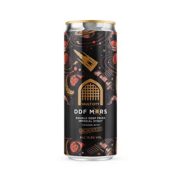 Vault City x Neon Raptor - DDF M*rs - Double Deep Fried Imperial Stout - 15.5% - 330ml Can