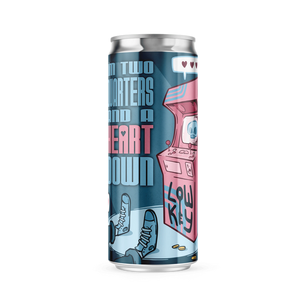 Low Key - I'm Two Quarters & A Heart Down - Rose Petal & Chocolate Covered Strawberry Imperial Stout - 10.6% - 330ml Can