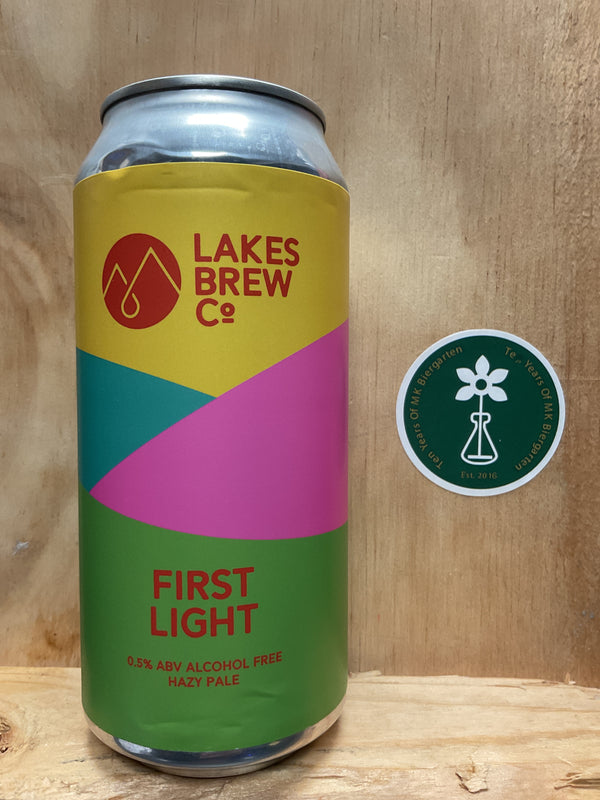Lakes Brew Co - First Light - AF Hazy Pale - 0.5% - 440ml Can