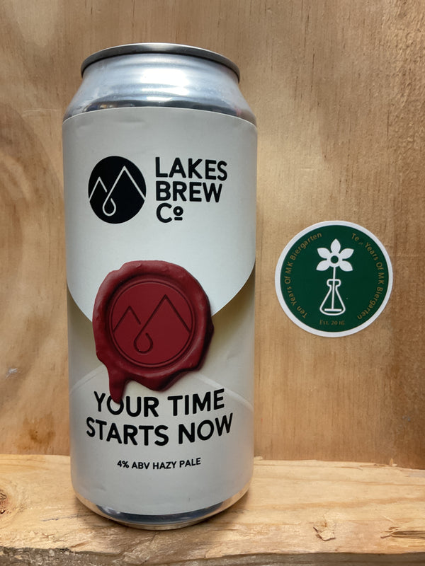Lakes Brew Co - Your Time Starts Now - Hazy Pale - 4% - 440ml Can