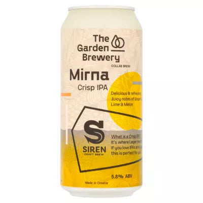 The Garden Brewery x Siren - Mirna - Crisp IPA - 5.8% - 440ml Can