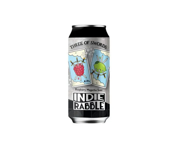 Indie Rabble - Three of Swords - Raspberry Margarita Sour - 4.8% - 440ml Can