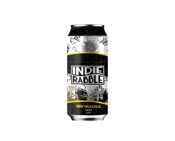 Indie Rabble - Tiny Violence - Stout - 5% - 440ml Can
