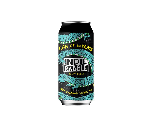 Indie Rabble - Can Of Wyrms - New England DIPA - 8% - 440ml Can