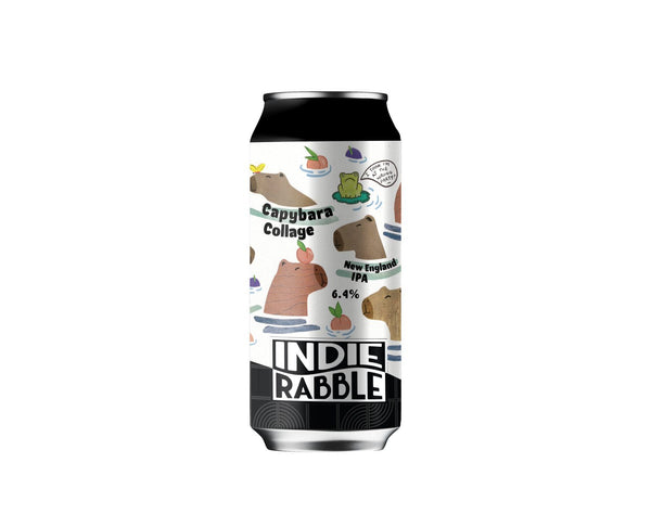 Indie Rabble - Capybara Collage - New England IPA  - 6.4% - 440ml Can