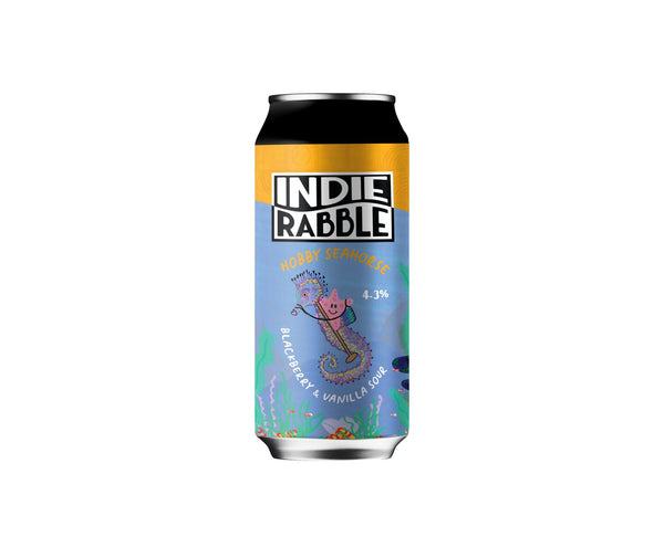 Indie Rabble - Hobby Seahorse - Blackberry & Vanilla Sour - 4.3% - 440ml Can