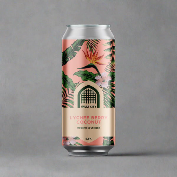 Vault City - Lychee Berry Coconut - Sour - 5.6% - 440ml Can