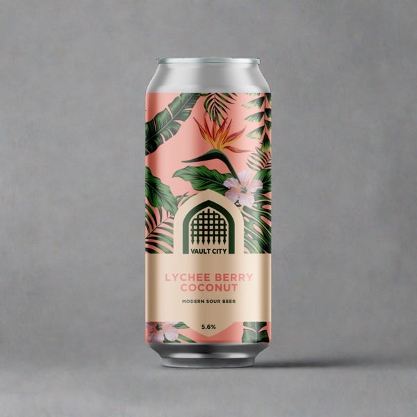 Vault City - Lychee Berry Coconut - Sour - 5.6% - 440ml Can
