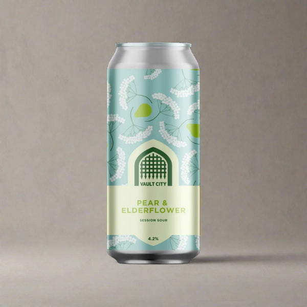 Vault City - Pear & Elderflower - Session Sour - 4.2% - 440ml Can