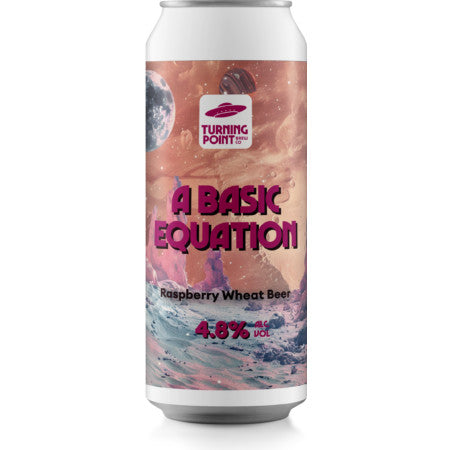 Turning Point - A Basic Equation - Raspberry Wheat Beer - 4.8% - 440ml Can