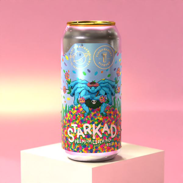 Left Handed Giant x Vinohradský - Starkad - Premium Czech Pils - 5% - 440ml Can