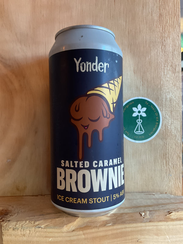 Yonder - Salted Caramel Brownie - Ice Cream Stout - 5% - 440ml can.