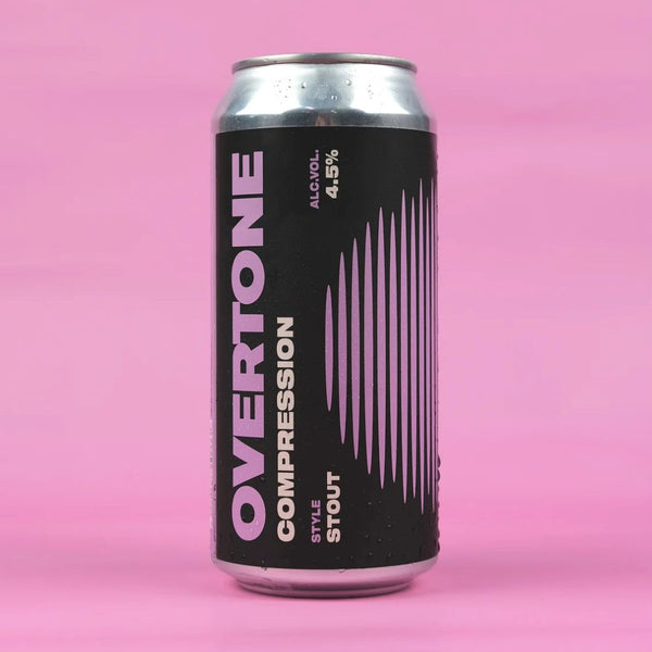 Overtone - Compression - Stout - 4.5% - 440ml Can