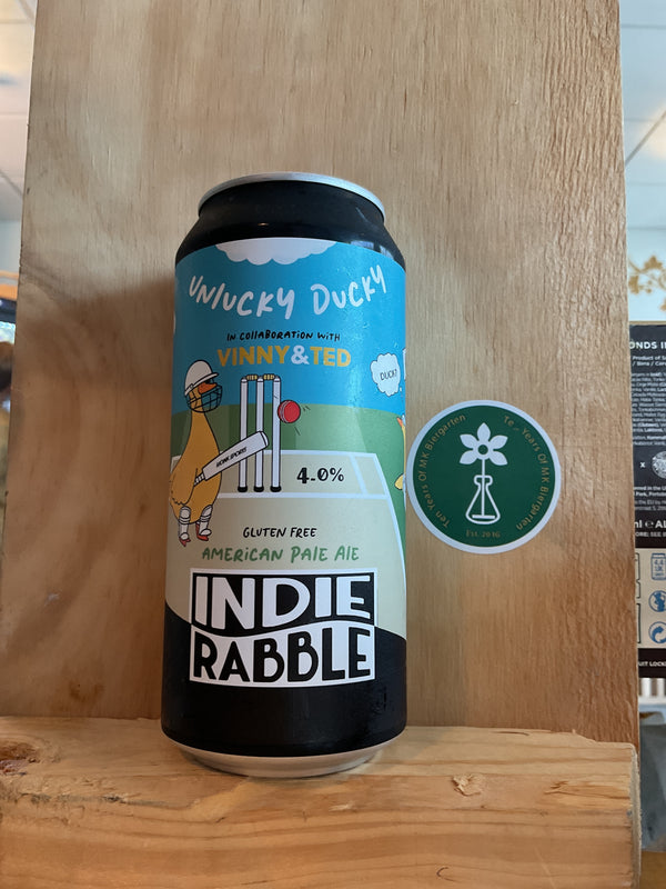 Indie Rabble - Unlucky Ducky - Gluten Free APA - 4% - 440ml Can