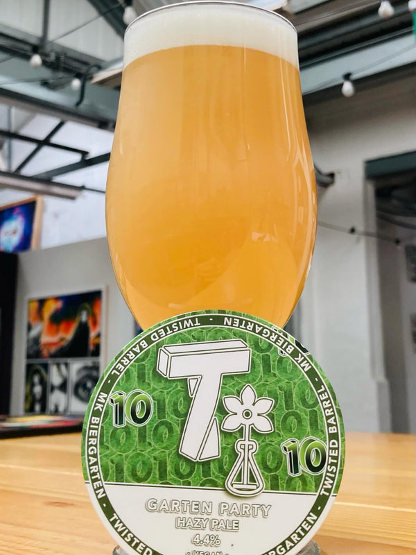 Twisted Barrel x MK Biergarten - Garten Party - Session NEIPA - 4.2% - 440ml Can