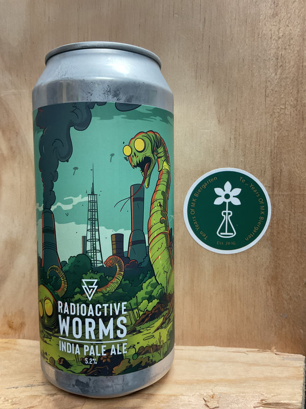Azvex - Radioactive Worms - India Pale Ale - 5.2% - 440ml Can