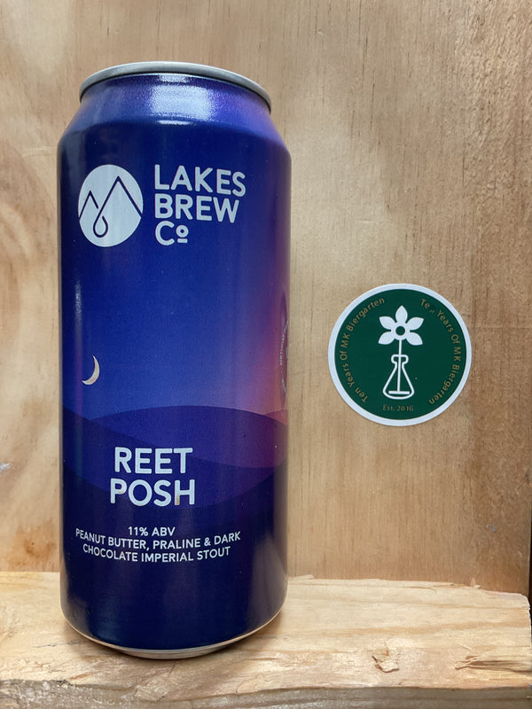 Lakes Brew Co - Reet Posh - Peanut Butter, Praline & Dark Chocolate Imperial Stout - 11% - 440ml