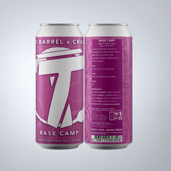 Twisted Barrel x Craftsman - Base Camp - West Coast Pale - 4.5% - 440ml Can