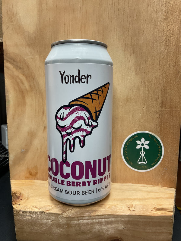 Yonder - Coconut Double Berry Ripple - Ice Cream Sour - 6% - 440ml Can