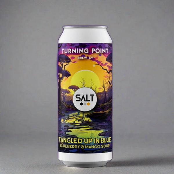 Turning Point x Salt - Tangled Up In Blue - Blueberry & Mango Sour - 8% - 440ml Can
