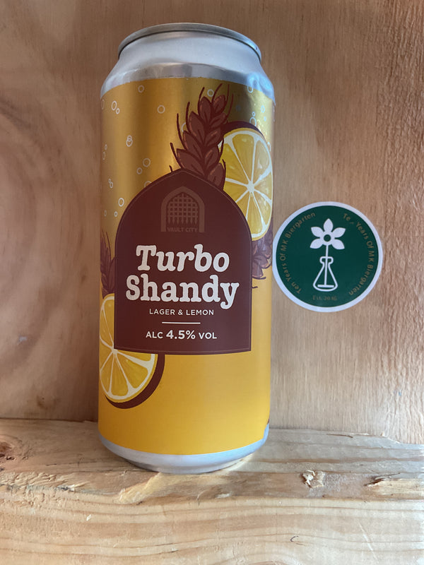 Vault City - Turbo Shandy - Lager & Lemon - 4.5% - 440ml Can