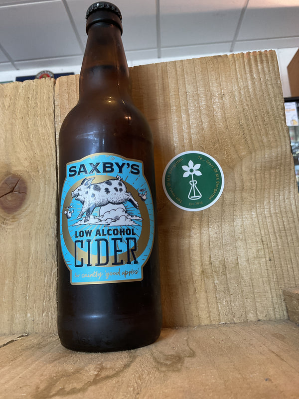 Saxby's - Low Alcohol Cider - 0.5% - 500ml Bottle