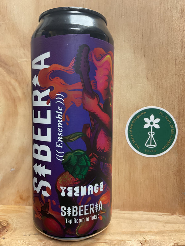 Sibeeria - Teenage Ensemble - Curry, Mango & Banana Pastry Sour - 6% - 500ml Can
