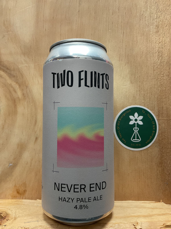 Two Flints - Never End - Hazy Pale Ale - 4.8% - 440ml Can