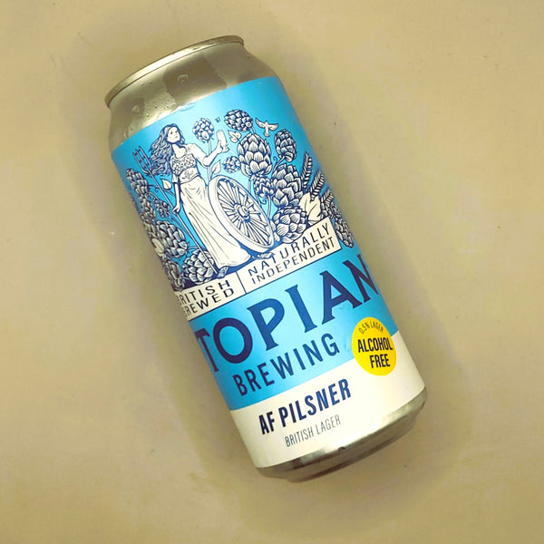 Utopian - AF Pilsner - Alcohol Free Lager - 0.5% - 440ml Can