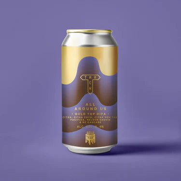 Track - All Around Us - Gold Top DIPA - 8.4% - 440ml Can.