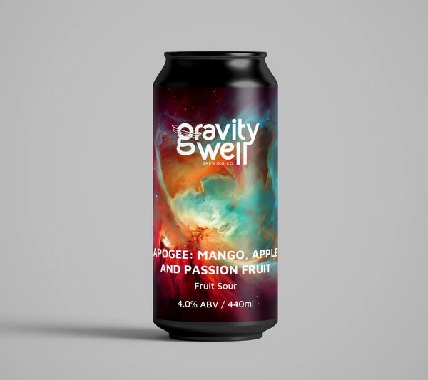Gravity Well - Apogee: Mango, Apple and Passion Fruit - Fruit Sour - 4% - 440ml Can