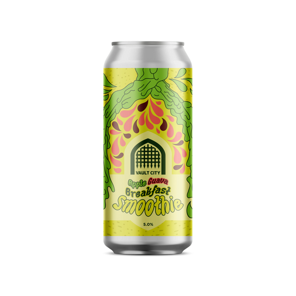 Vault City - Apple Guava Breakfast Smoothie - Sour - 5% - 440ml Can