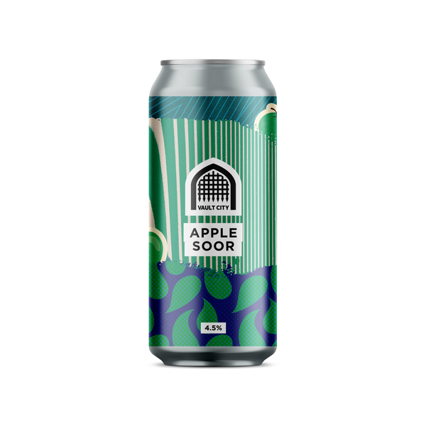 Vault City - Apple Soor - Sour - 4.5% - 440ml Can