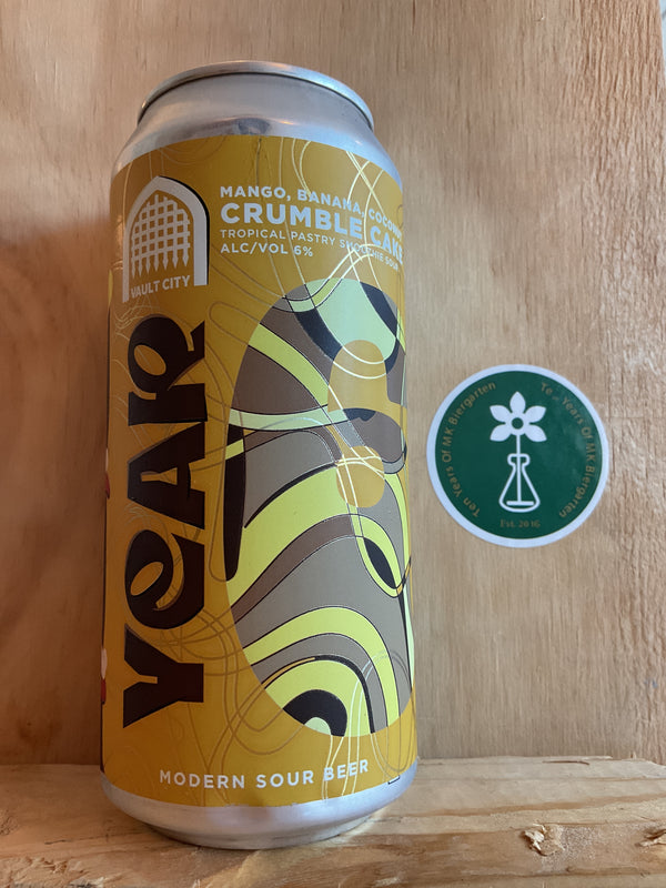 Vault City - Year 6: Crumble Cake - Tropical Pastry Smoothie Sour - 6% - 440ml Can